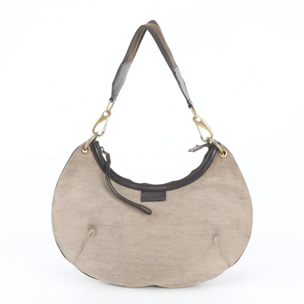 Gucci Sherry Line Half Moon 106669 Leather Shoulder Bag Tote Handbag for Women